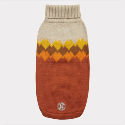 Fireside Dog Sweater in Chili Dog Apparel GF PET SWEATER, NEW ARRIVAL