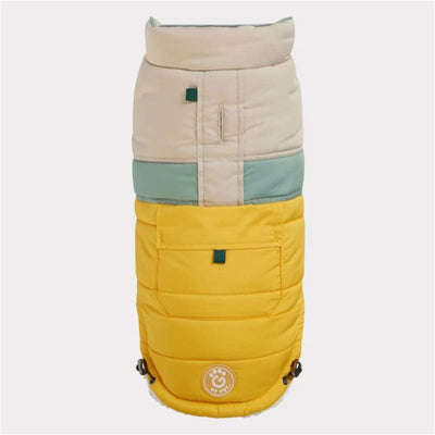 Camplife Dog Puffer in Yellow Dog Apparel GF PET, NEW ARRIVAL
