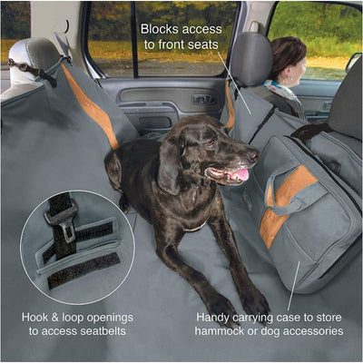 Wander Dog Hammock Pet Seat Cover Grey HUNTER K9, NEW ARRIVAL