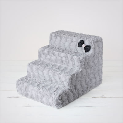 - Luxury Pet Stairs in Dove Gray - 4 or 6 Step NEW ARRIVAL