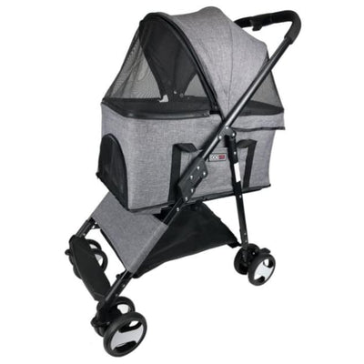 - Executive Pet Stroller With Removable Cradle In Gray Sale