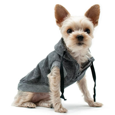 - Dogo Gray Drawstring Dog Hoodie Dogo Hoodies New Arrival Sweatshirt