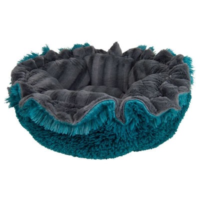 Wanderlust and Gravel Stone Cuddle Pod burrow beds for dogs, dog nest, dog snuggle beds