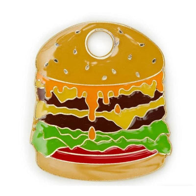Hamburger Engravable Pet ID Tag NEW ARRIVAL