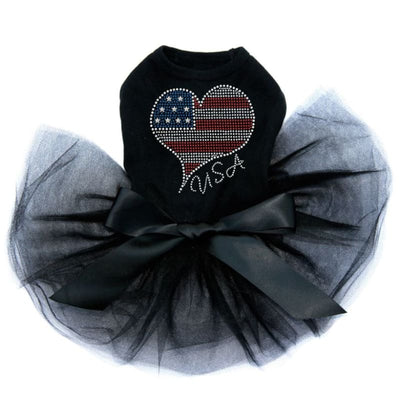 American Heart Dog Tutu Dog Apparel 4th of july, clothes for small dogs, cute dog apparel, cute dog clothes, cute dog dresses