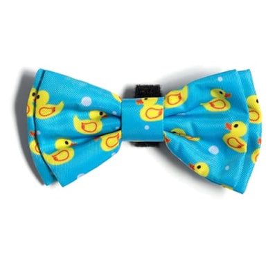 - Rubber Duck Dog Collar Bow Tie