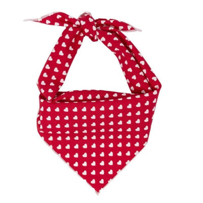 Red Hearts Luxe Bandana NEW ARRIVAL