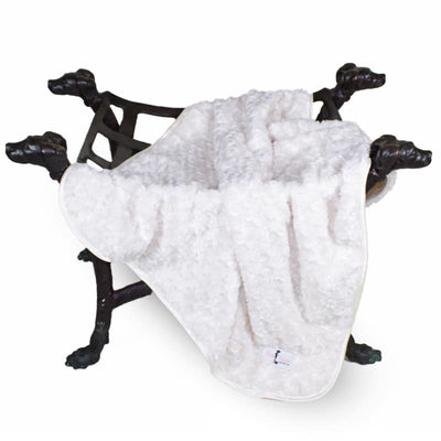 Cream Rosebud Dog Blanket blankets for dogs, luxury dog blankets