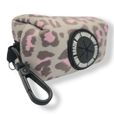Gray & Pink Leopard Poop Bag Holder NEW ARRIVAL