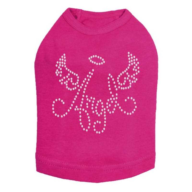 Angel Rhinestone Dog Tank Top clothes for small dogs, cute dog apparel, cute dog clothes, dog apparel, DOG IN THE CLOSET TANK S-4XL