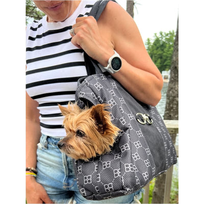 Noir Carry-All dog carriers, luxury dog carriers, luxury dog purse carriers, NEW ARRIVAL