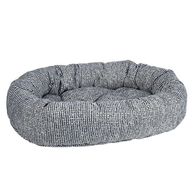Bowsers Lakeside Chenille Microvelvet Donut Dog Bed Dog Beds bagel beds for dogs, bolster beds for dogs, BOWSERS, cute dog beds, donut beds