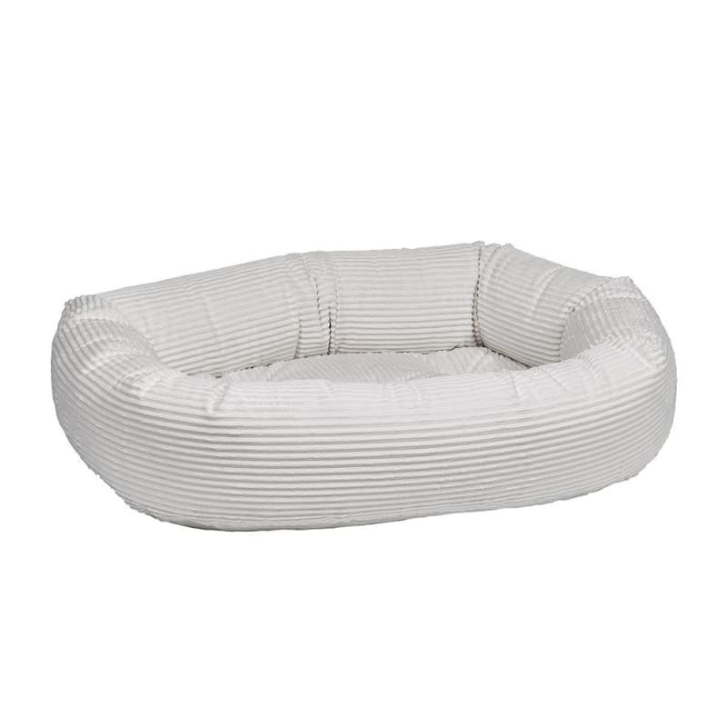Bowsers Marshmallow MicroCord Donut Dog Bed Dog Beds bagel beds for dogs, bolster beds for dogs, BOWSERS, cute dog beds, donut beds for dogs