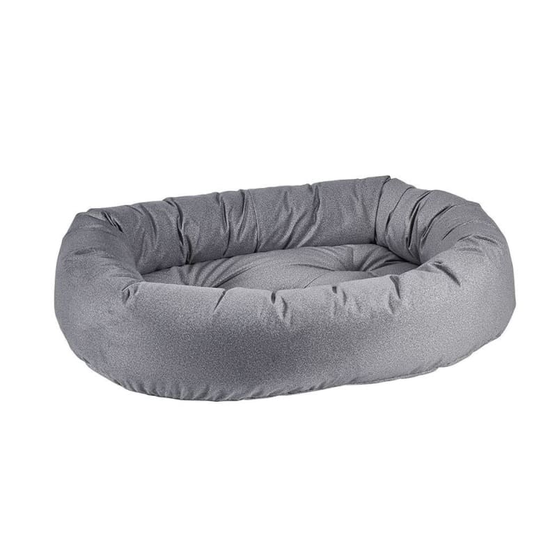 Bowsers Shadow Microvelvet Donut Dog Bed Dog Beds bagel beds for dogs, bolster beds for dogs, BOWSERS, cute dog beds, donut beds for dogs