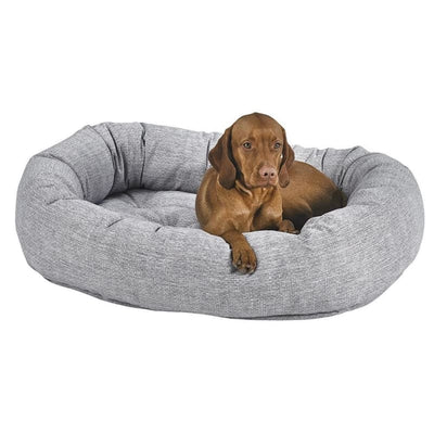 Bowsers Allumina Microvelvet Donut Dog Bed Dog Beds bagel beds for dogs, bolster beds for dogs, BOWSERS, cute dog beds, donut beds for dogs