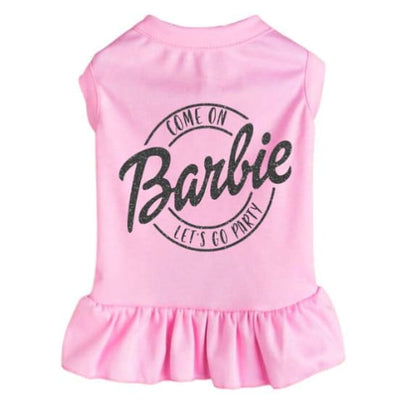 Come on Barbie Let’s Go Party Dog Dress Dog Apparel MADE TO ORDER, NEW ARRIVAL, vsk_disable