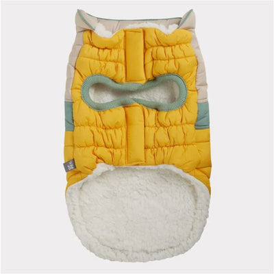 Camplife Dog Puffer in Yellow Dog Apparel GF PET, NEW ARRIVAL