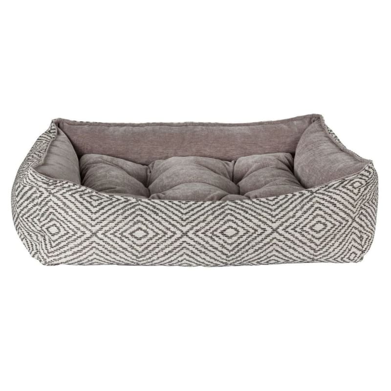 Bowsers Diamondback Micro Jacquard Scoop Dog Bed Dog Beds bolster beds for dogs, BOWSERS, luxury dog beds, memory foam dog beds, NEW ARRIVAL