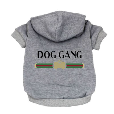Dog Gang Dog Hoodie Dog Apparel CHANEL, MADE TO ORDER, MORE COLOR OPTIONS, vsk_disable