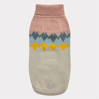 Fireside Dog Sweater in Clay Dog Apparel GF PET SWEATER, NEW ARRIVAL