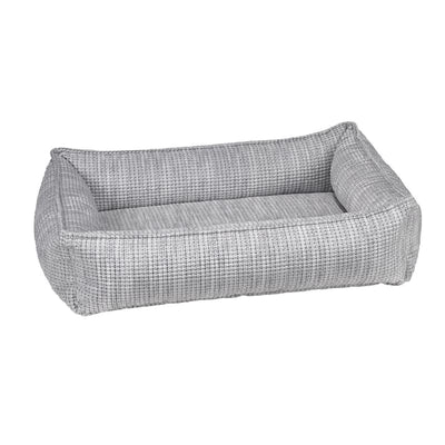 Bowsers Glacier Chenille Urban Lounger Dog Bed Dog Beds bolster beds for dogs, BOWSERS, luxury dog beds, memory foam dog beds, orthopedic