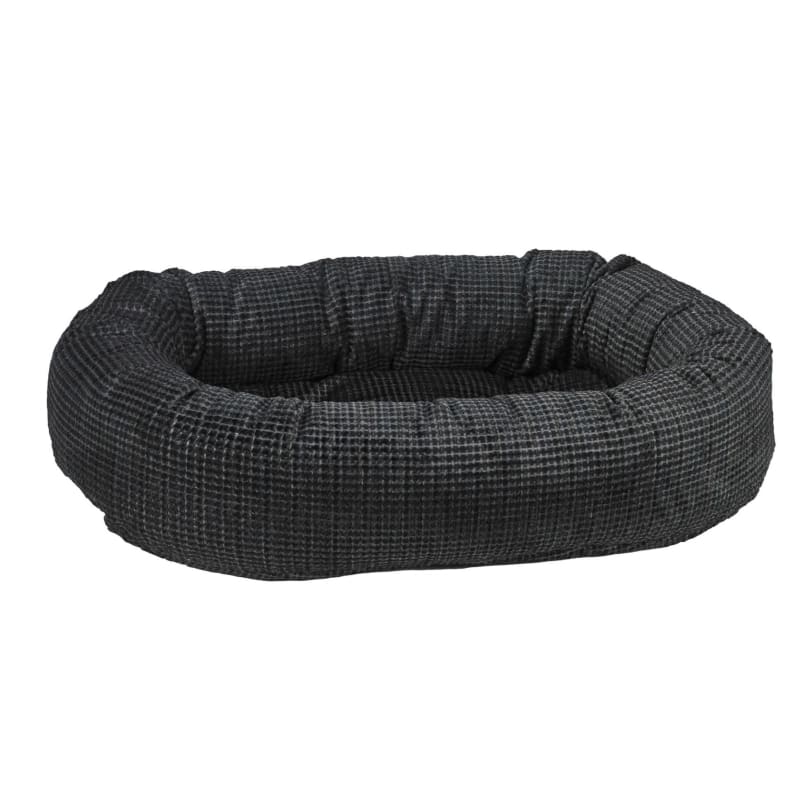 Bowsers Iron Mountain Chenille Donut Dog Bed Dog Beds bagel beds for dogs, bolster beds for dogs, BOWSERS, cute dog beds, donut beds for