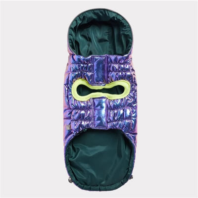 Recycled Iridescent Dog Parka Dog Apparel NEW ARRIVAL