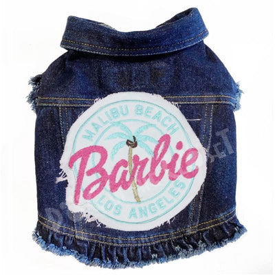 Malibu Barbie Denim Jacket DOG IN THE CLOSET JACKET, MADE TO ORDER