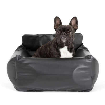 Single Seat PupProtector™ Faux Leather Memory Foam Dog Car Seat - Black NEW ARRIVAL, PAW