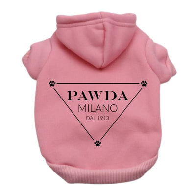 Pawda Milano Dog Hoodie Dog Apparel CHANEL, MADE TO ORDER, MORE COLOR OPTIONS, vsk_disable