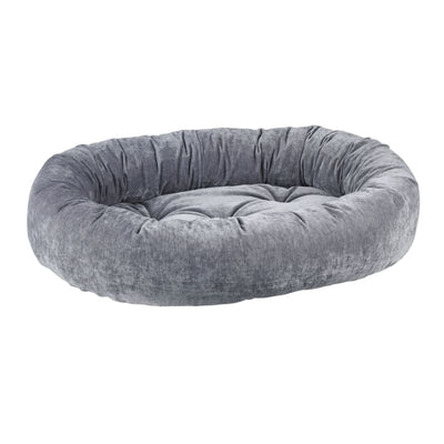 Bowsers Pumice Microvelvet Donut Dog Bed Dog Beds bagel beds for dogs, bolster beds for dogs, BOWSERS, cute dog beds, donut beds for dogs