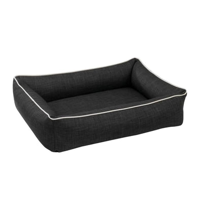 Bowsers Storm Microlinen Urban Lounger Dog Bed Dog Beds bolster beds for dogs, BOWSERS, luxury dog beds, memory foam dog beds, orthopedic