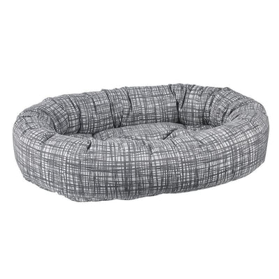 Bowsers Tribeca Micro Jacquard Donut Dog Bed Dog Beds bagel beds for dogs, bolster beds for dogs, BOWSERS, cute dog beds, donut beds for