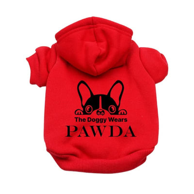 The Doggie Wears Pawda Dog Hoodie Dog Apparel CHANEL, MADE TO ORDER, MORE COLOR OPTIONS, vsk_disable