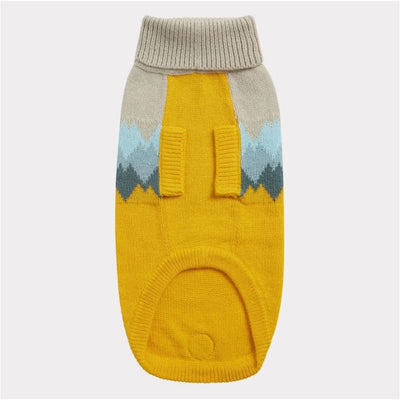 Fireside Dog Sweater in Yellow Dog Apparel GF PET SWEATER, NEW ARRIVAL