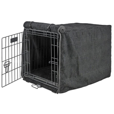 Vounot cage pour chien pliable avec 2 portes verrouillable plateau amovible  et housse de protection 122x75x81cm - Conforama