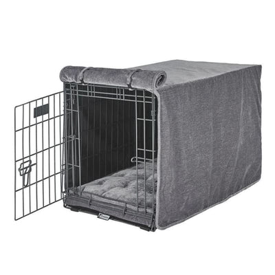 Pumice Microvelvet Dog Crate Cover