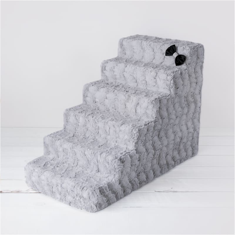 - Luxury Pet Stairs in Dove Gray - 4 or 6 Step NEW ARRIVAL