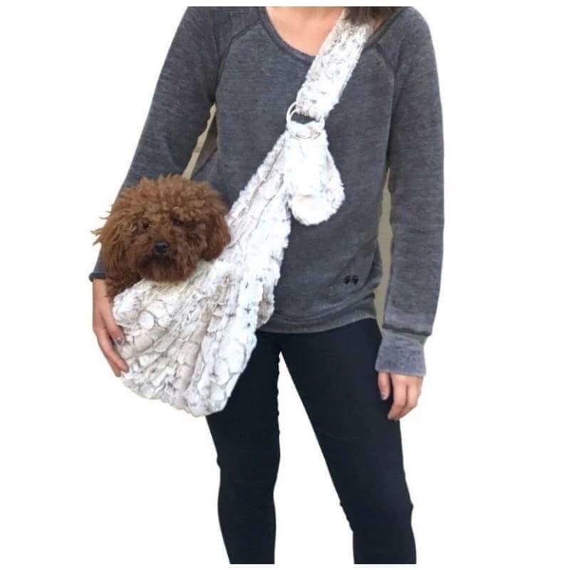- Adjustable Frosted Snow Bella FurBaby Sling Dog Carrier dog carriers dog carriers backpack dog carriers slings dog purse carrier DOG