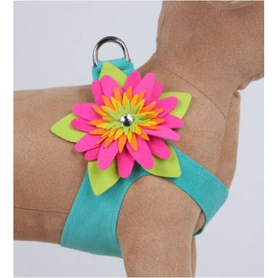 Island Flower Ultrasuede Tinkie Dog Harness