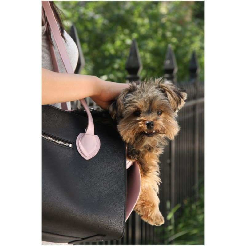 Blush Pink Genuine Italian Leather Shaya Pet Carrier NEW ARRIVAL