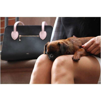 Blush Pink Genuine Italian Leather Shaya Pet Carrier NEW ARRIVAL