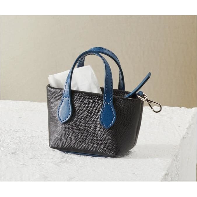Cobalt Blue Genuine Italian Leather Clean Up Purse NEW ARRIVAL