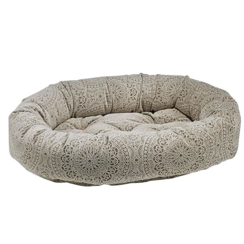 - Chantilly Microvelvet Donut Dog Bed bagel beds for dogs bolster beds for dogs cute dog beds donut beds for dogs luxury dog beds
