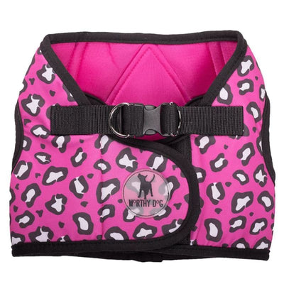 - Sidekick Printed Cheetah Pink Dog Harness dog harnesses harnesses for small dogs NEW ARRIVAL WORTHY DOG