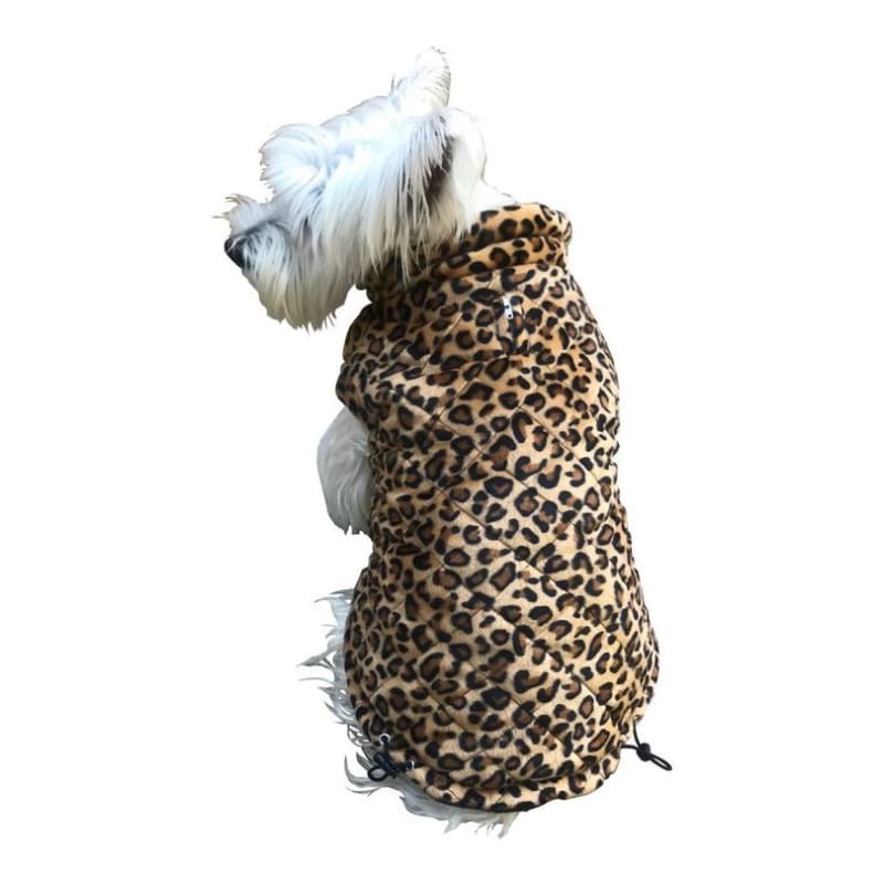 Coco Diamond Leopard Velvet Puffer Dog Coat Dog Apparel new arrivals