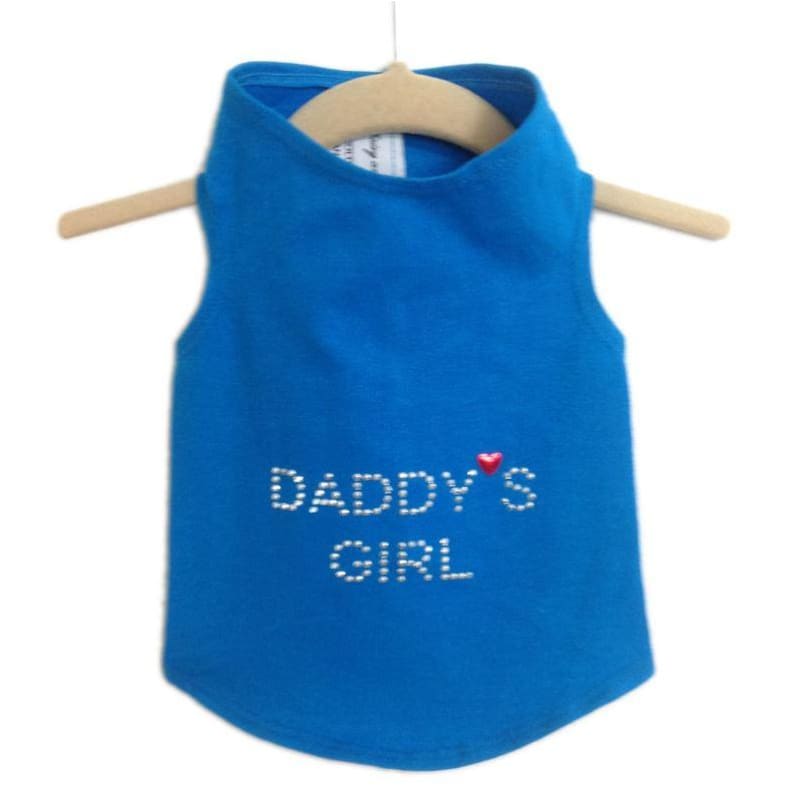 Daddy’s Girl Tank Tops clothes for small dogs, cute dog apparel, cute dog clothes, dog apparel, dog sweaters