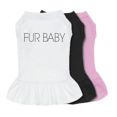 Fur Baby Dog Dress MADE TO ORDER, MORE COLOR OPTIONS, NEW ARRIVAL