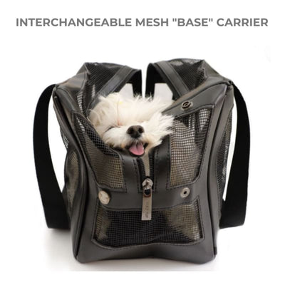 Timeless Gray Dog Carrier Shell Tote Pet Carriers & Crates NEW ARRIVAL