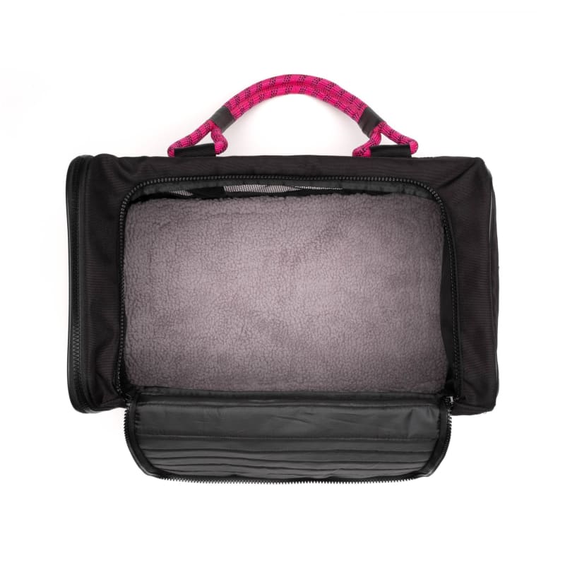 Out-of-Office Pet Carrier Black/Magenta NEW ARRIVAL